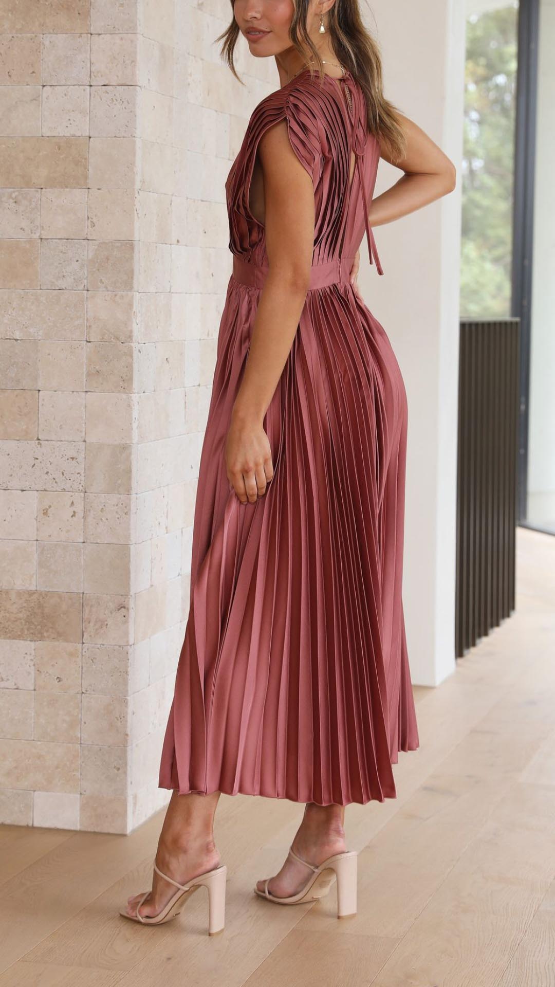 Alexis - Elegante Plisséjurk