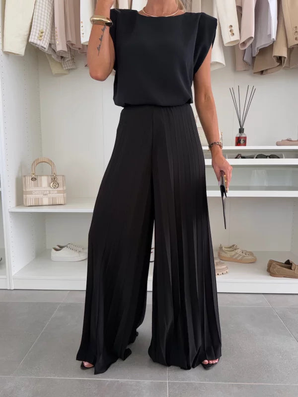 Bianca – Plissé Jumpsuit