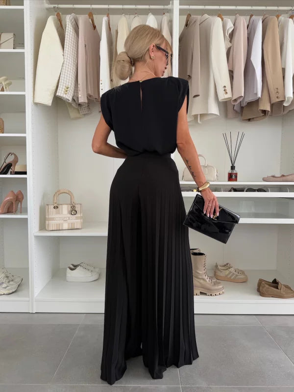 Bianca – Plissé Jumpsuit